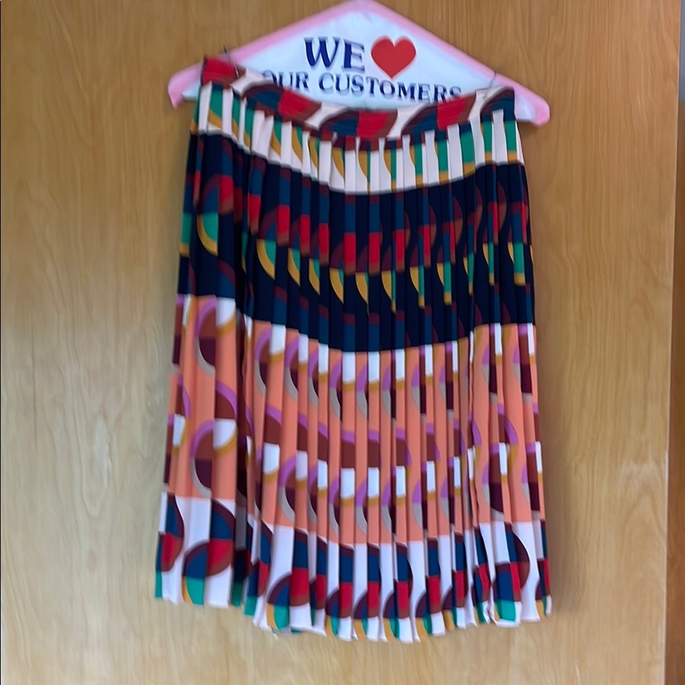 J. Crew Multicolor A-Line Skirt